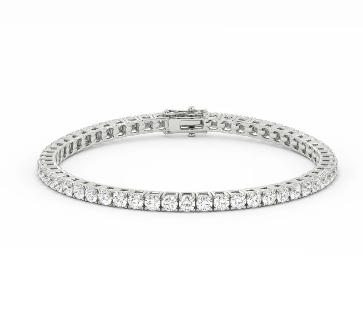 3MM MOISSANITE TENNIS BRACELET 4.4CT