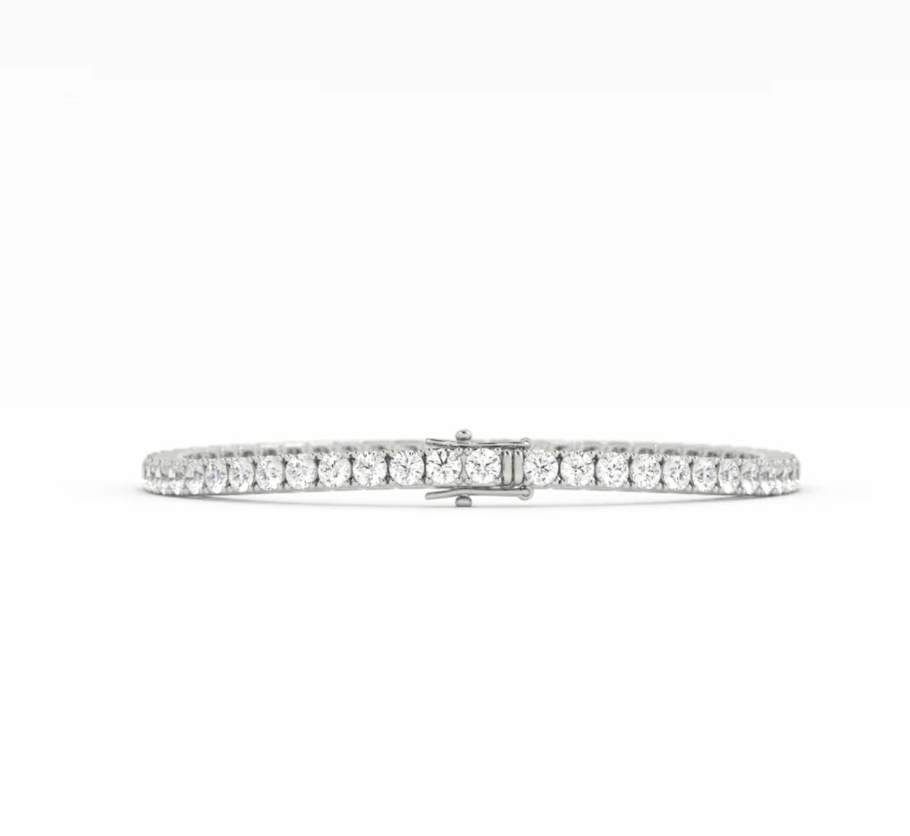 3MM MOISSANITE TENNIS BRACELET 4.4CT